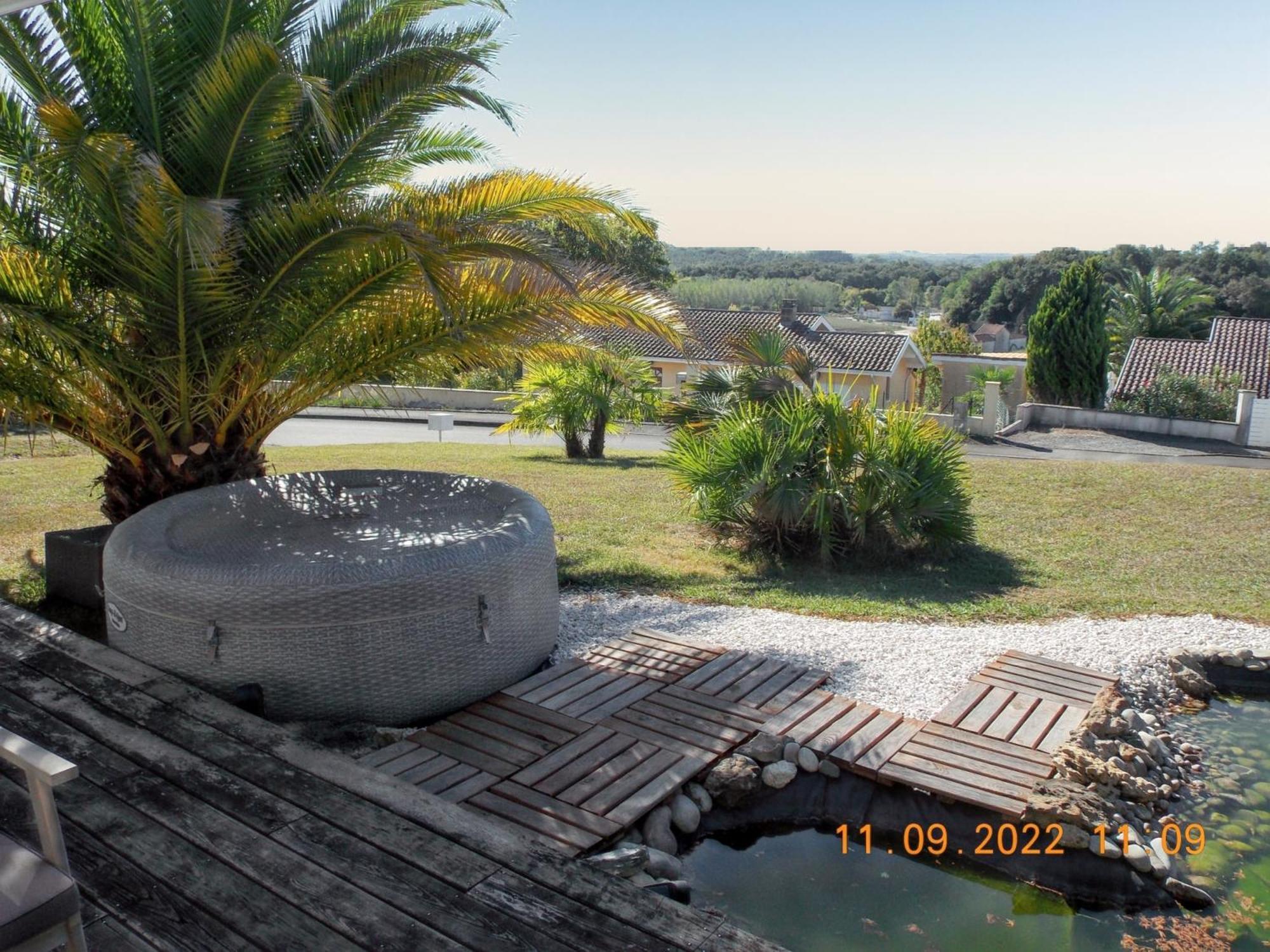 Вилла Maison Authentique Avec Spa Pres De Dax Et Son Jardin Angoume Экстерьер фото